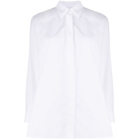 GANNI Camisa mangas longas com abotoamento - Branco