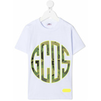 Gcds Kids Camiseta com estampa de logo - Branco
