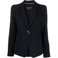 Giorgio Armani Blazer gola V com botões - Azul