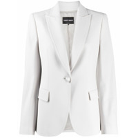 Giorgio Armani Blazer gola V profundo - Cinza