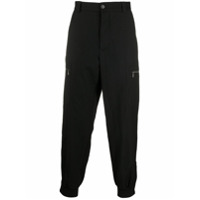 Giorgio Armani Calça cenoura com zíper no bolso - Preto