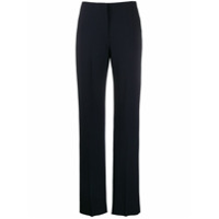 Giorgio Armani Calça reta cintura alta - Azul