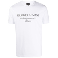 Giorgio Armani Camiseta com estampa de logo - Branco