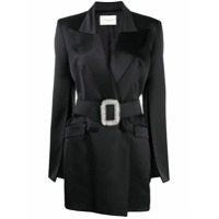 Giuseppe Di Morabito Vestido blazer com cinto - Preto