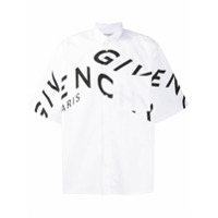 Givenchy abstract logo printed shirt - Branco