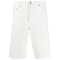 Givenchy Bermuda jeans com patch de logo - Branco