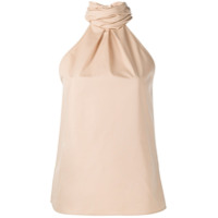 Givenchy Blusa frente única de algodão - Neutro