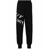 Givenchy Calça esportiva com estampa de logo - Preto