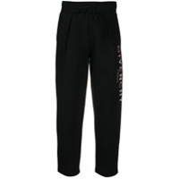 Givenchy Calça esportiva com estampa de logo - Preto
