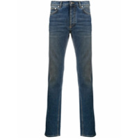 Givenchy Calça jeans skinny com efeito desbotado - Azul