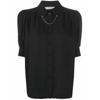 Givenchy Camisa com detalhe de corrente - Preto