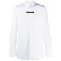 Givenchy Camisa com recorte contrastante - Branco