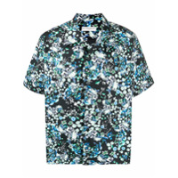 Givenchy Camisa mangas curtas com estampa floral - Preto