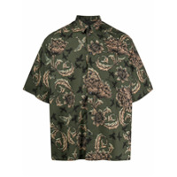 Givenchy Camisa mangas curtas com estampa floral - Verde