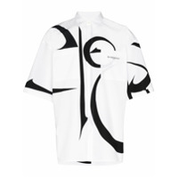 Givenchy Camisa oversized com estampa - Branco