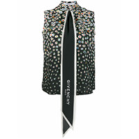 Givenchy Camisa oversized com estampa floral - Preto