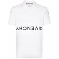 Givenchy Camisa Polo com logo invertido - Branco