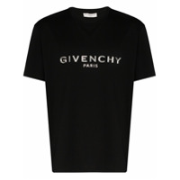 Givenchy Camiseta com aplicação de logo - Preto