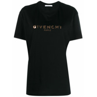 Givenchy Camiseta com estampa de logo - Preto