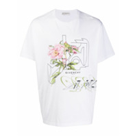 Givenchy Camiseta com estampa de peônias - Branco