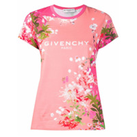 Givenchy Camiseta com estampa floral - Rosa