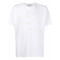 Givenchy Camiseta oversized com logo bordado - Branco