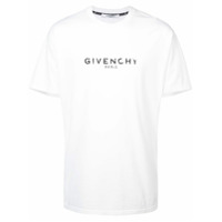 Givenchy Camiseta oversized Paris vintage - Branco