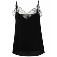 Givenchy Camisola com acabamento de renda - Preto