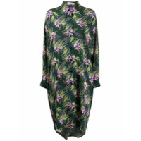 Givenchy Chemise com estampa floral de seda - Verde