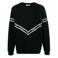 Givenchy Moletom decote careca com estampa de corrente - Preto