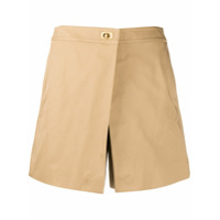 Givenchy short clasp-fastened cullottes - Marrom