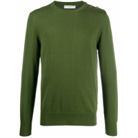 Givenchy Suéter 4G de tricô com botões - Verde