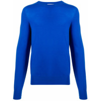 Givenchy Suéter com detalhe de endereço - Azul