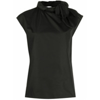 Givenchy twist-collar tie-neck blouse - Preto