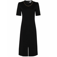 Givenchy Vestido midi com detalhe de corrente - Preto