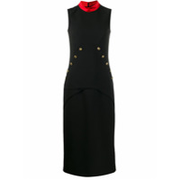 Givenchy Vestido slim com botões 4G - Preto