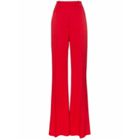 Golden Goose Calça flare Carrie cintura alta - Vermelho