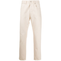 Golden Goose Calça jeans slim com bordado floral - Neutro