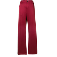 Golden Goose Calça palazzo cintra média - Vermelho