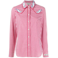 Golden Goose Camisa cowboy xadrez - Vermelho