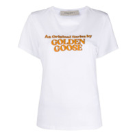 Golden Goose Camiseta com estampa de logo - Branco