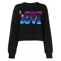 Golden Goose Moletom com estampa Love - Preto