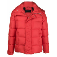 Goose Tech Jaqueta matelassê com capuz - Vermelho