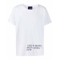 Greg Lauren X Paul & Shark Camiseta com estampa de logo - Branco