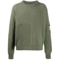 Greg Lauren X Paul & Shark Suéter de tricô - Verde