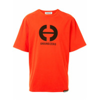 Ground Zero Camiseta com estampa de logo - Vermelho