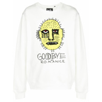 Haculla Moletom com estampa Goodbye Romance - Branco