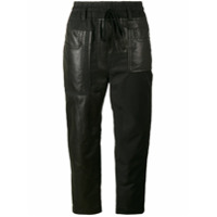 Haider Ackermann Calça cropped com recortes - Preto