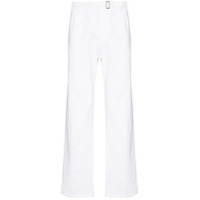 Haider Ackermann Calça de algodão com cinto - Branco