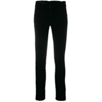 Haider Ackermann Calça de veludo e couro - Preto